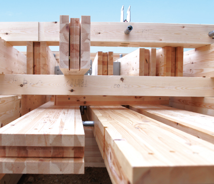 FX-WOOD工法の構造イメージ