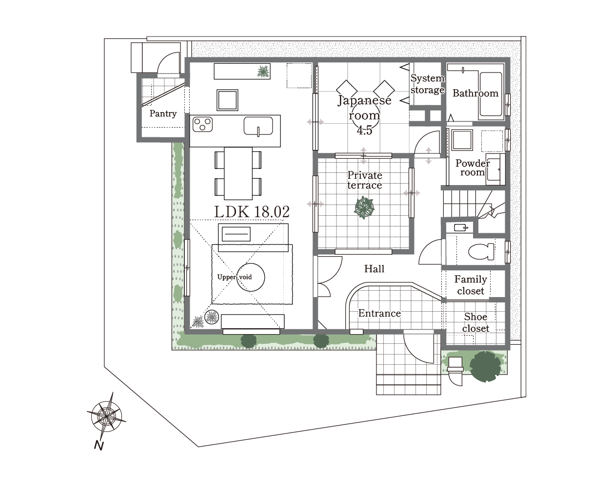 1階間取り図