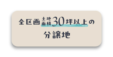 全区画土地面積30坪以上の分譲地