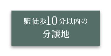 駅徒歩10分以内の分譲地