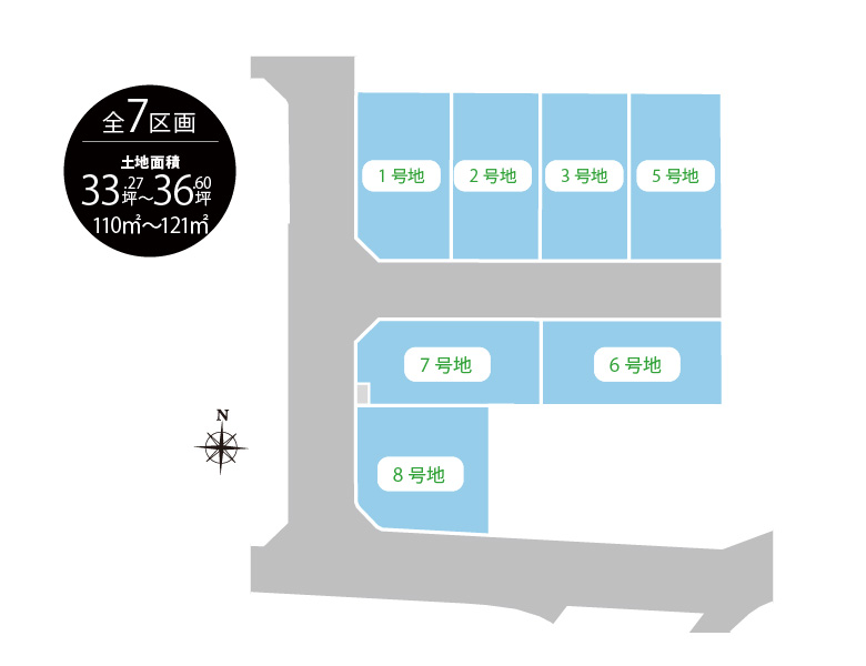 レア北出島 区画図