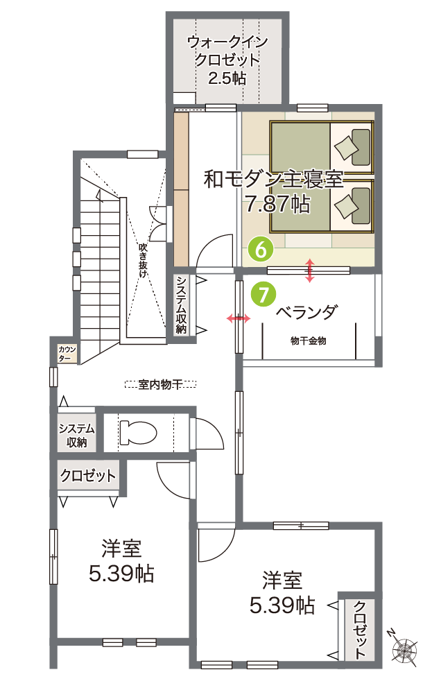 2階間取り
