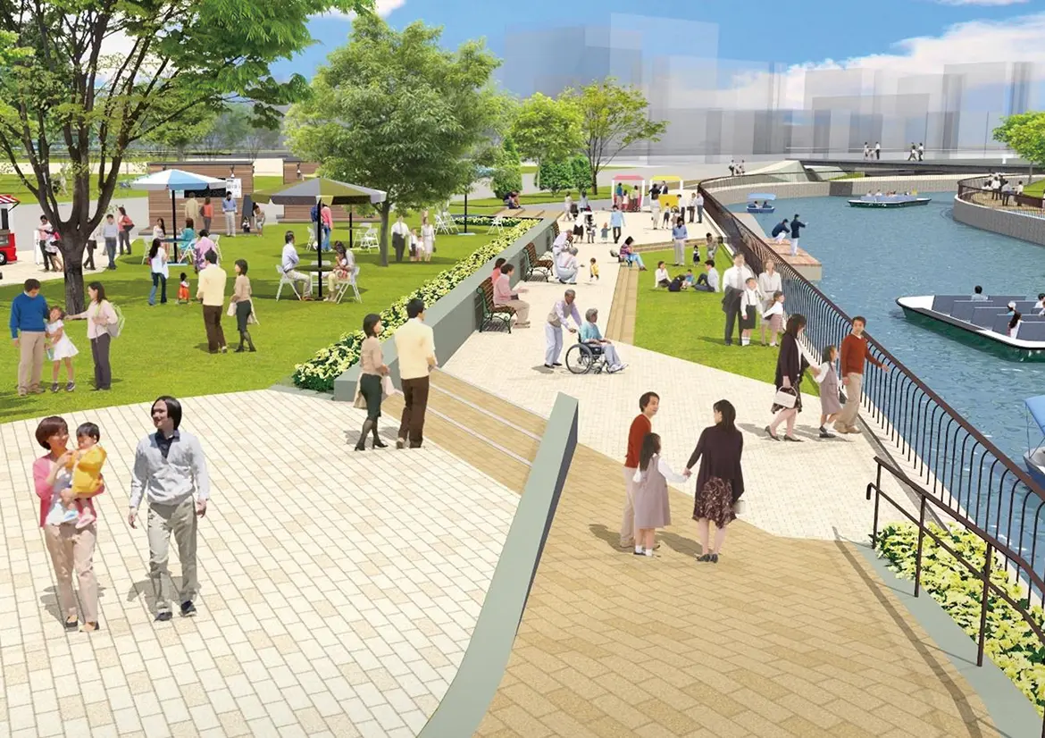 環濠水辺［提供：堺市］