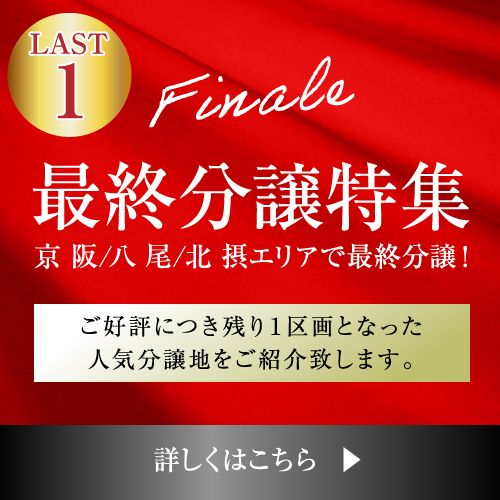 多数のお問合せ、来場ありがとうございます。ご好評につきまもなく完売！「最終分譲特集」
