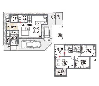 【ファンジュ和泉箕形町】1/10(土)より新築一戸建て追加販売開始！小上がり和室のあるLDKと収納力が嬉しい家♪