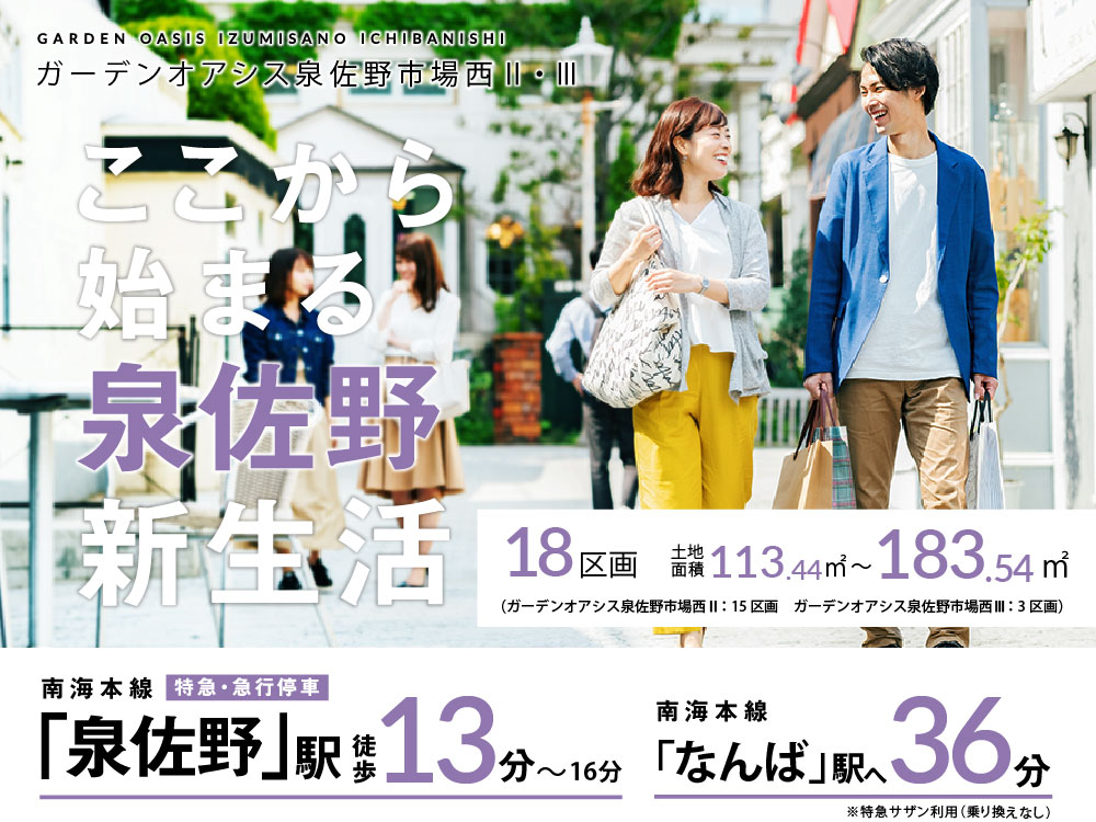 ガーデンオアシス泉佐野市場西Ⅱ・Ⅲ
