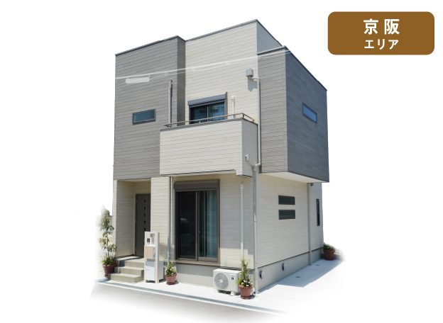 大パノラマが広がる屋上庭園でのびのびと暮らす家