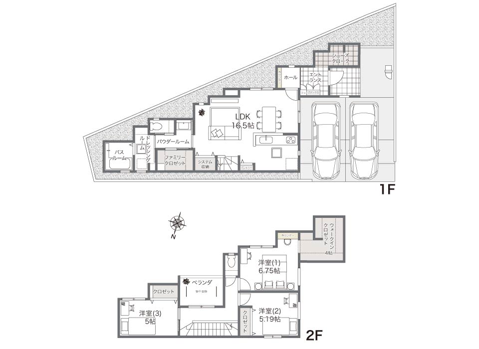 生活空間をぜいたくに。充実の収納力で、すっきりと暮らせる家
