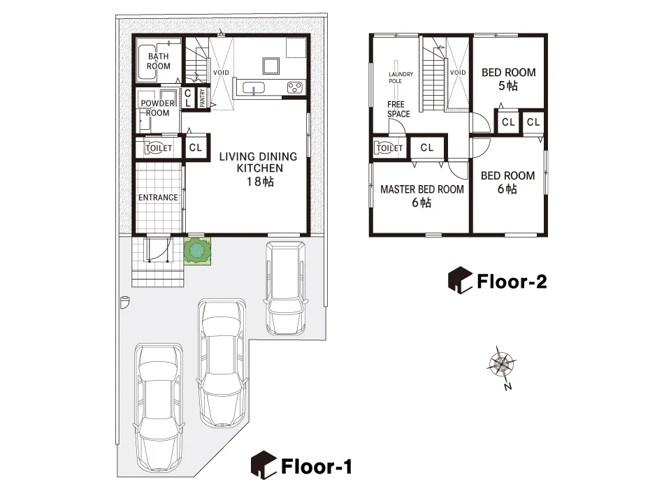 シンプルながらも洗練されたレイアウトで、暮らしに「自分らしさ」を。
