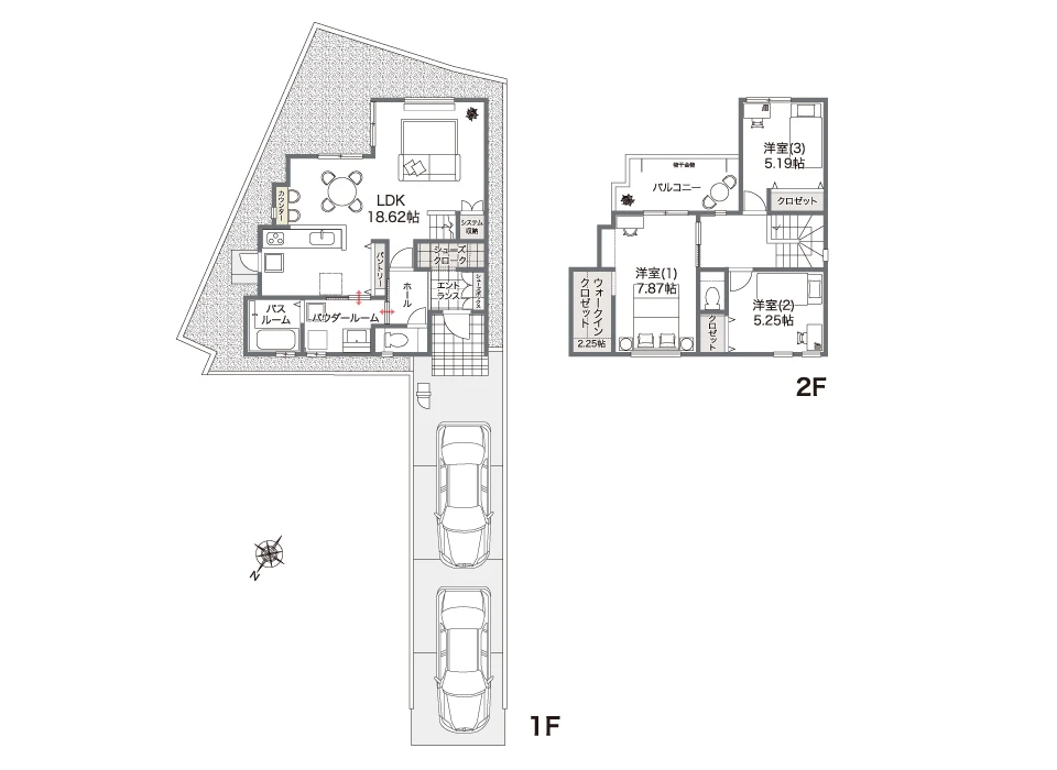 暮らしに余白を。充実収納とゆとりのエントランスアプローチがある家