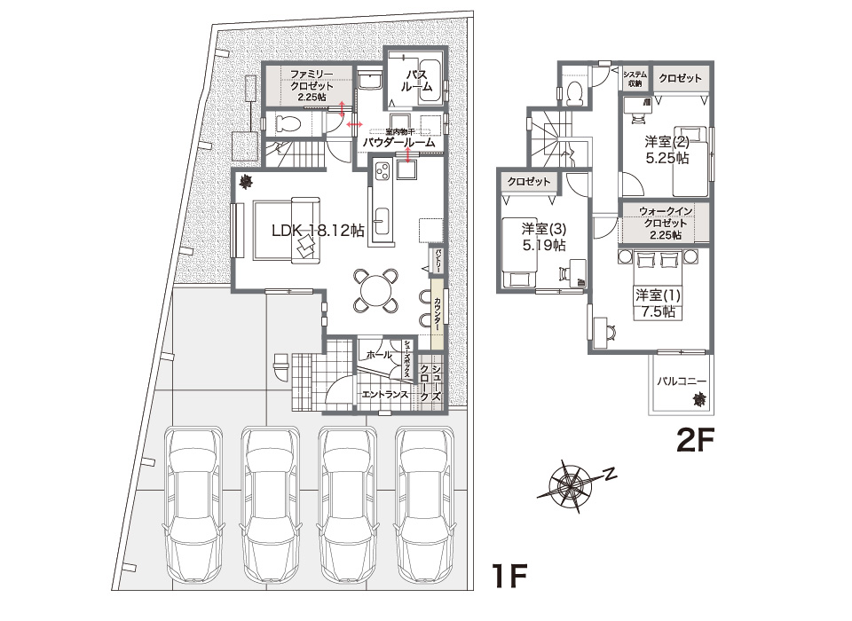 生活空間をもっと快適に。充実収納と家事ラク動線がうれしい家