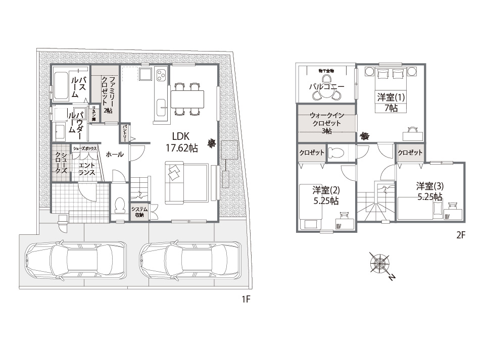 毎日の暮らしに、開放感を。ゆったり空間を叶える充実収納が魅力の家

