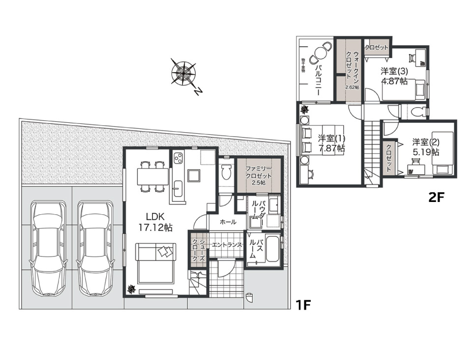 家族団らんと、それぞれの時間も大切にする快適設計